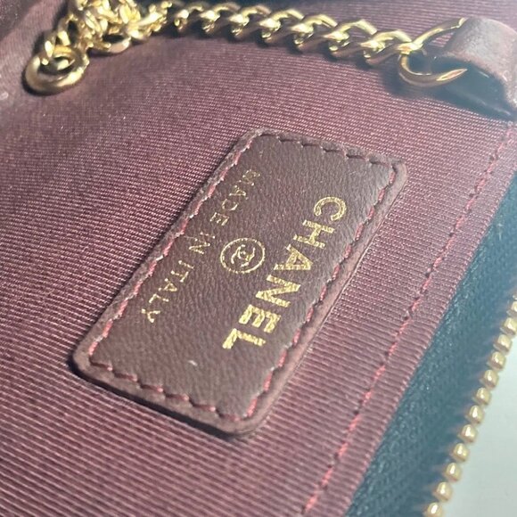 CHANEL CC CC Mark Logo Matelasse Quilted Wallet L-shaped zipper coin purse - Picture 5 of 16